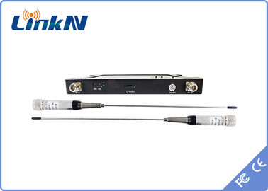 Taşınabilir Video Alıcı COFDM Ekran ve Pil ile Yüksek Hassasiyetli Çift Anten Çeşitlilik Alımı