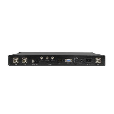 1U Raf montajlı COFDM Alıcı FHD HDMI SDI CVBS Çift Anten 2-8MHz Bant Genişliği