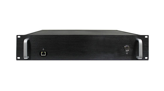 20W Yüksek Güçlü 2U Raf montajlı COFDM Video Verici HDMI / SDI CVBS Girişleri 300-2700 MHz
