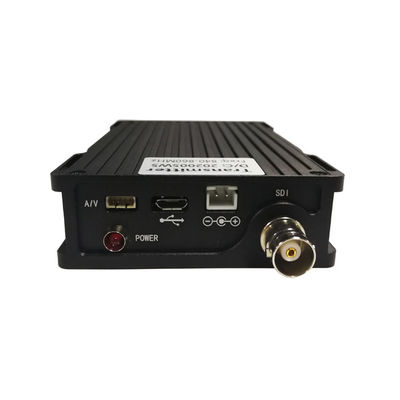 Uzun Menzilli UAV Video Link SDI CVBS COFDM Tx &amp; Rx Kiti Çift Anten Çeşitliliği Alımı AES256 Şifreleme