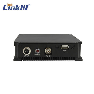 UGV Kablosuz Analog NTSC PAL Video Vericisi COFDM QPSK AES Şifreleme Düşük Gecikme 300-2700MHz