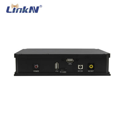 UGV Kablosuz Video Verici Analog NTSC PAL COFDM QPSK AES Şifreleme Düşük Gecikme DC 12V