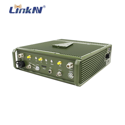 Askeri Manpack IP Mesh Radyo LTE Baz İstasyonu 40dBm Güç AES Enrytpion IP67