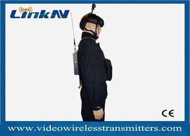 Askeri COFDM Kablosuz Video Sistemi AES256 Şifreleme HDMI ve CVBS H.264 2-8MHz Bant Genişliği Akülü