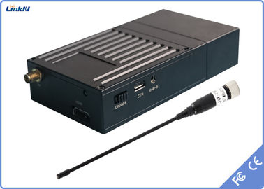 1.5km COFDM Video Göndericisi HDMI &amp; CVBS Polis Askeri AES256 Düşük Gecikme