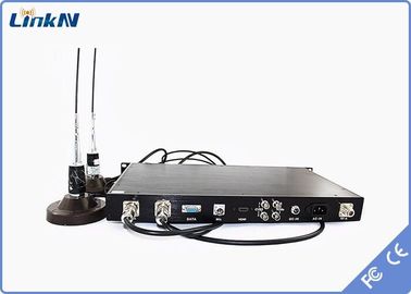 1U Raf Montajlı COFDM Video Alıcısı HDMI SDI CVBS (NTSC / PAL) Çift Antenler