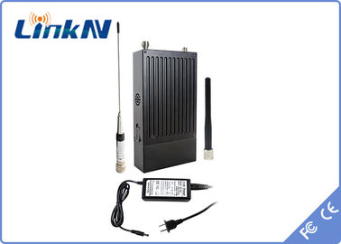 LKAV1605 COFDM Video Göndericisi QPSK HDMI &amp; CVBS H.264 Pille Düşük Gecikme AES256 Şifreleme