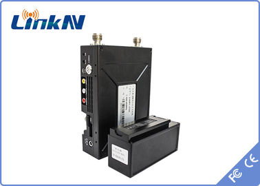 LKAV1605 COFDM Video Göndericisi QPSK HDMI &amp; CVBS H.264 Pille Düşük Gecikme AES256 Şifreleme