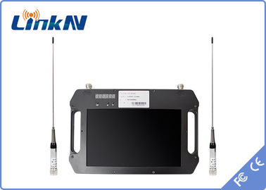 Taktik Video Alıcısı FHD CVBS COFDM QPSK H.264 AES256 Ekranlı ve Pilli Şifreleme