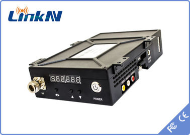 LKAVE1508 Manpack Video Göndericisi COFDM HDMI &amp; CVBS Yüksek Güvenlik AES256 Şifreleme Düşük Gecikme Pil