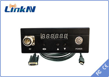 Taktik 1080p Video Vericisi COFDM H.264 Kodlama HDMI ve CVBS Yüksek Güvenlik AES256 Şifreleme