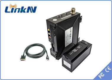 Taktik Askeri COFDM Alıcı 1U Raf Montajlı HDMI CVBS SDI AES256 Şifreleme Çift Antenler