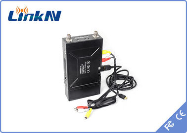 LKAV1605 COFDM Video Göndericisi QPSK HDMI &amp; CVBS H.264 Pille Düşük Gecikme AES256 Şifreleme