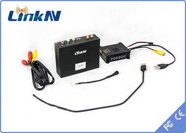 10km Mini Kablosuz Ses Video Vericisi COFDM Düşük Gecikmeli H.264 AES256 Şifreleme