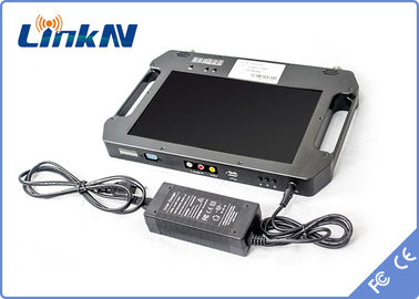 Taktik Taşınabilir COFDM Video Alıcısı, Ekran Çeşitliliği ile Pille Çalışan FHD Alım AES256 2-8MHz Bant Genişliği