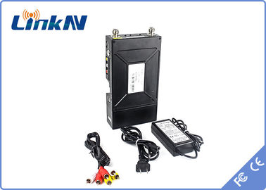 Askeri Taktik NLOS Video Verici COFDM HDMI ve CVBS AES256 Şifreleme Düşük Gecikmeli İki Yönlü Dahili Kompartman