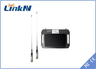 COFDM Video Alıcısı Pil ile çalışan HDMI CVBS Ekran Çeşitliliği Alım AES256 DC 12V
