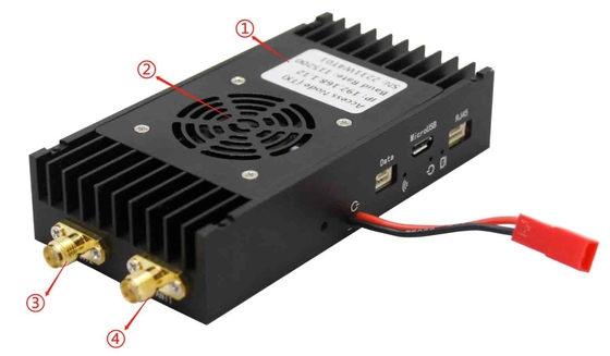 AES 128 bit 320mw güç çıkışı ile Ethernet Video ile kompakt UAV veri bağlantısı