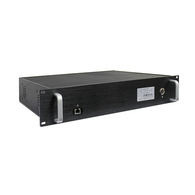 20W Yüksek Güçlü 2U Raf montajlı COFDM Video Verici HDMI / SDI CVBS Girişleri 300-2700 MHz