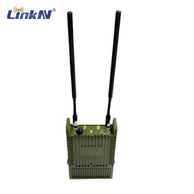 Askeri Taktik IP66 MESH Radyo Çok Atlamalı 82Mbps MIMO 40dBm Pilli Yüksek Güçlü AES Şifreleme