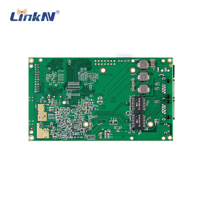 Taktik IP MESH Radyo OEM Modülü 5GHz 1W MIMO AES Şifreleme 96Mbps 10 Atlama 50 Düğüm