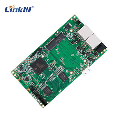Ekonomi Taktik IP MESH Radyo OEM Modülü 5GHz 1W MIMO Çift Anten AES Şifreleme Mini Boyut