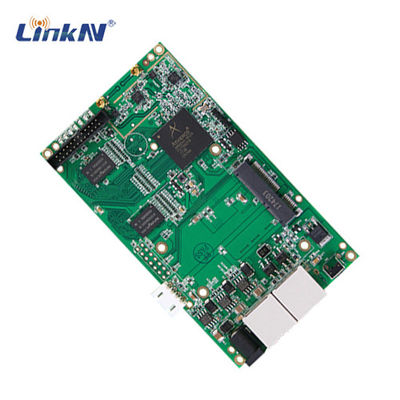 Ekonomi Taktik IP MESH Radyo OEM Modülü 5GHz 1W MIMO AES Şifreleme DC 7V-48V Hafif