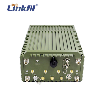 LKAV3703 580MHz 1.4GHz IP Mesh Radyo Cihazı Taktik Çift Bant AES Şifreleme DC 24V