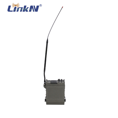 IP67 Taşınabilir Askeri Telsiz 50-70km MESH VHF UHF Çoklu Şifreleme